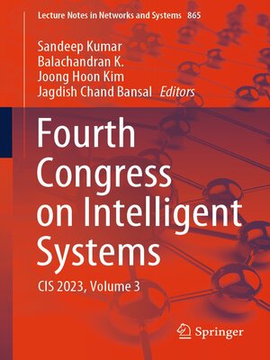 cover image of Fourth Congress on Intelligent Systems